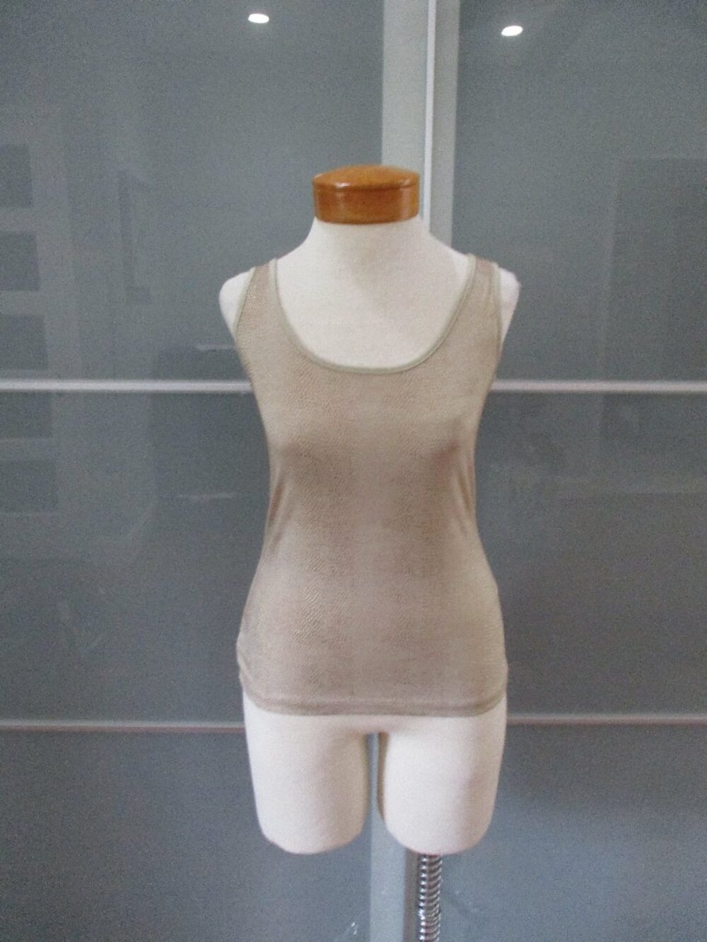 Vintage 90's Y2K Cache Stud Embellished Scoop Neck Tank Top
